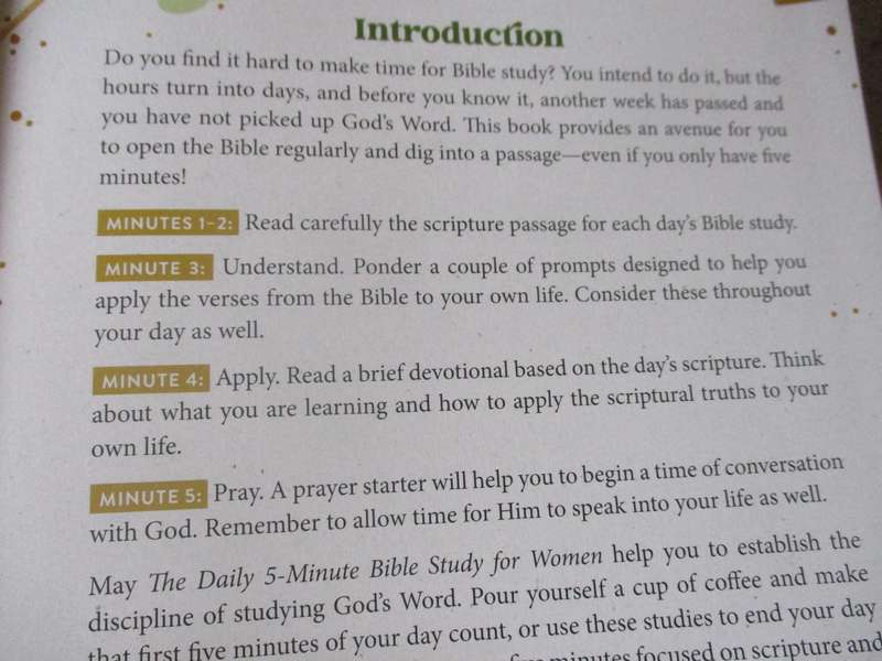 THE DAILY 5-MINUTE BIBLE STUDY FOR WOMEN - 365 FOCUSED, ENCOURAGING READINGS