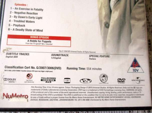 COLUMBO - THE COMPLETE FOURTH  SEASON