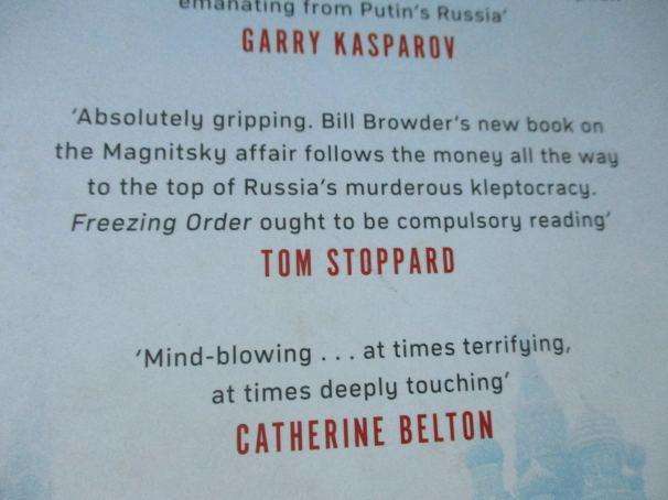 FREEZING ORDER - BILL BROWDER