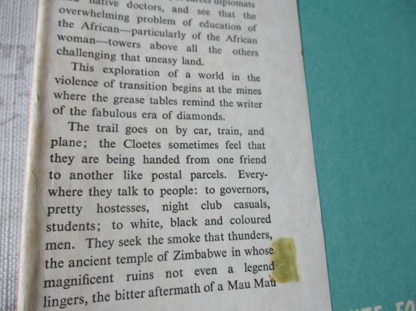 THE AFRICAN GIANT - A VIVID PANORAMA OF AFRICAN LIFE - STUART CLOETE