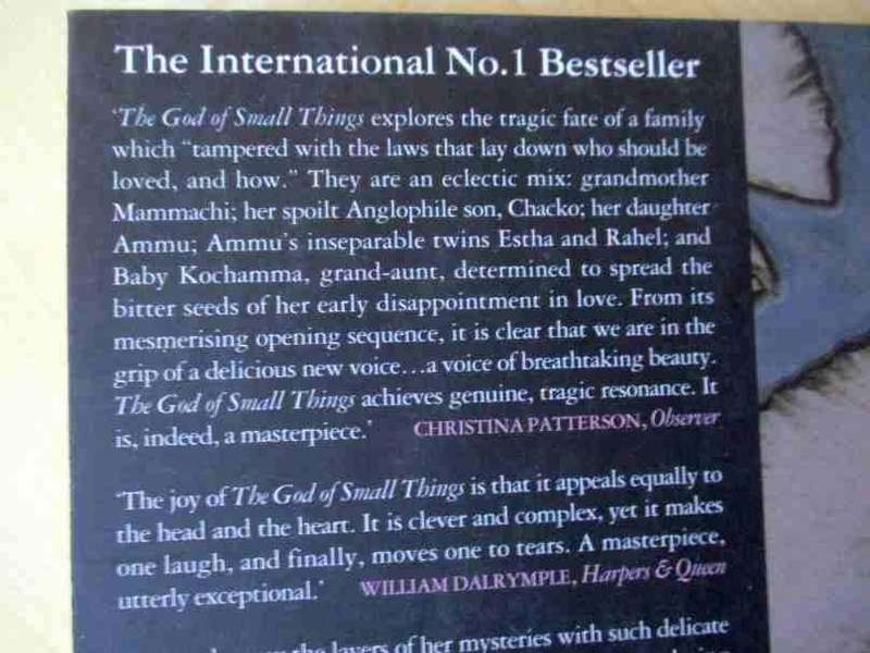 THE GOD OF SMALL THINGS - ARUNDHATI ROY