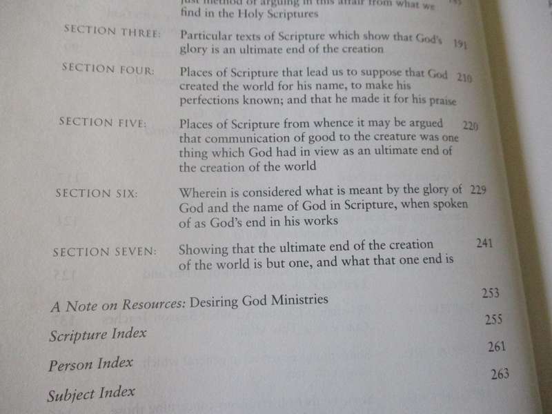 GOD'S PASSION FOR HIS GLORY - LIVING THE VISION OF JONATHAN EDWARDS - JOHN PIPER