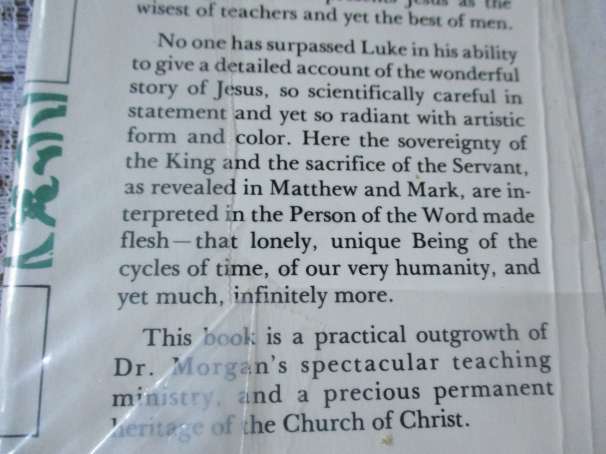 THE GOSPEL ACCORDING TO LUKE - G CAMPBELL MORGAN