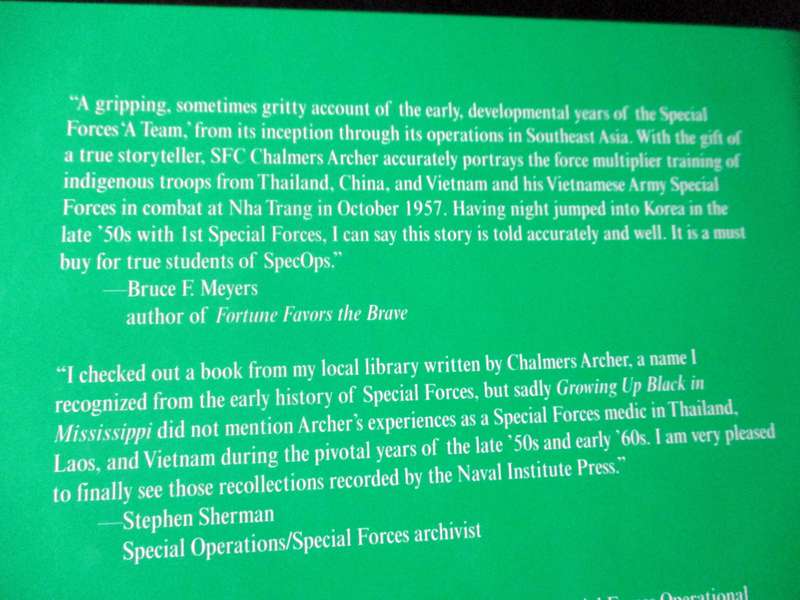 GREEN BERETS IN THE VANGUARD - INSIDE SPECIAL FORCES 1953 - 1963 - CHALMERS ARCHER Jr.