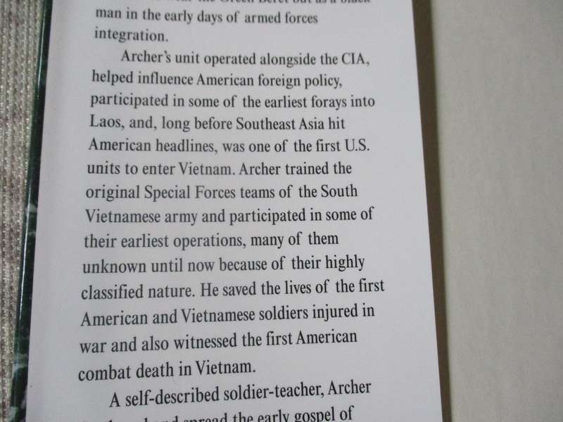 GREEN BERETS IN THE VANGUARD - INSIDE SPECIAL FORCES 1953 - 1963 - CHALMERS ARCHER Jr.