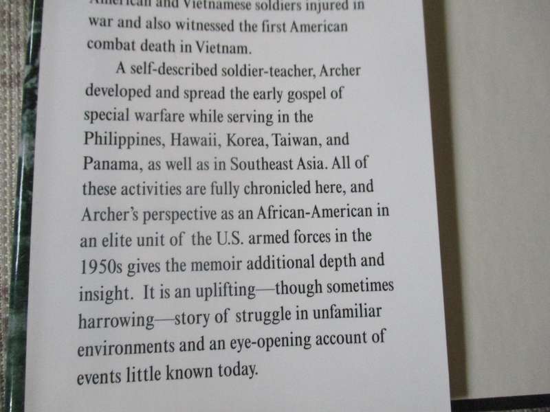 GREEN BERETS IN THE VANGUARD - INSIDE SPECIAL FORCES 1953 - 1963 - CHALMERS ARCHER Jr.