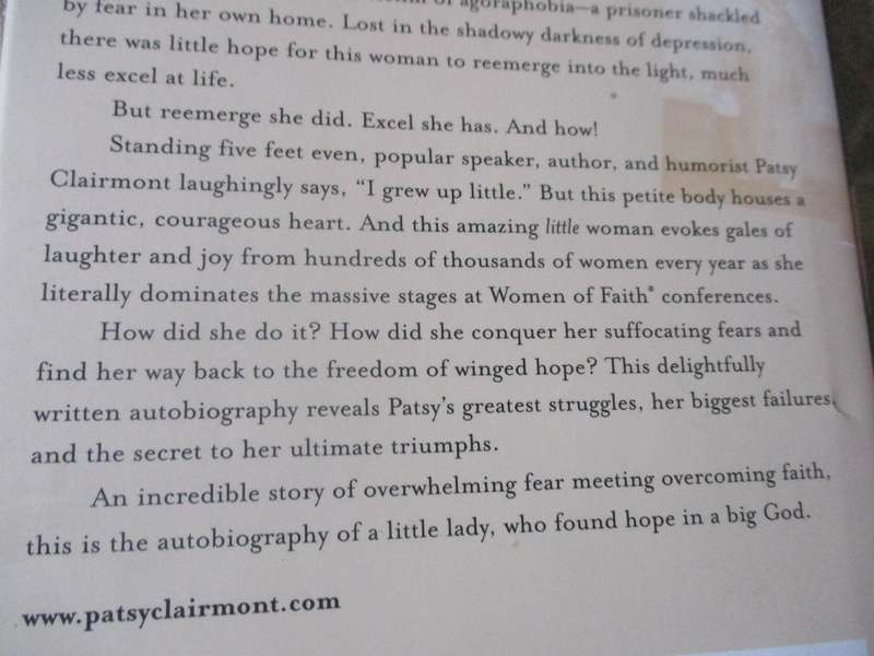 I GREW UP LITTLE - FINDING HOPE IN A BIG GOD - PATSY CLAIRMONT