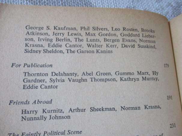 GROUCHO MARX - THE GROUCHO LETTERS