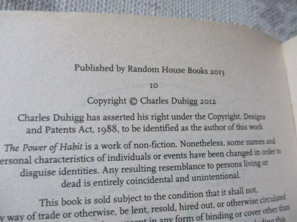 THE POWER OF HABIT - WHY WE DO WHAT WE DO AND HOW TO CHANGE - CHARLES DUHIGG