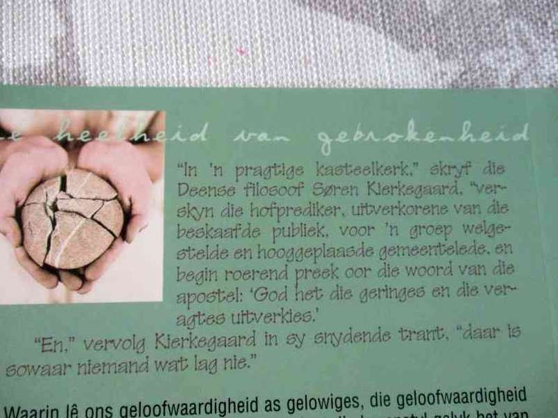 DIE HEELHEID VAN GEBROKENHEID - N' NUWE STYL VAN KERK- EN CHRISTENWEES - OCKERT MEYER