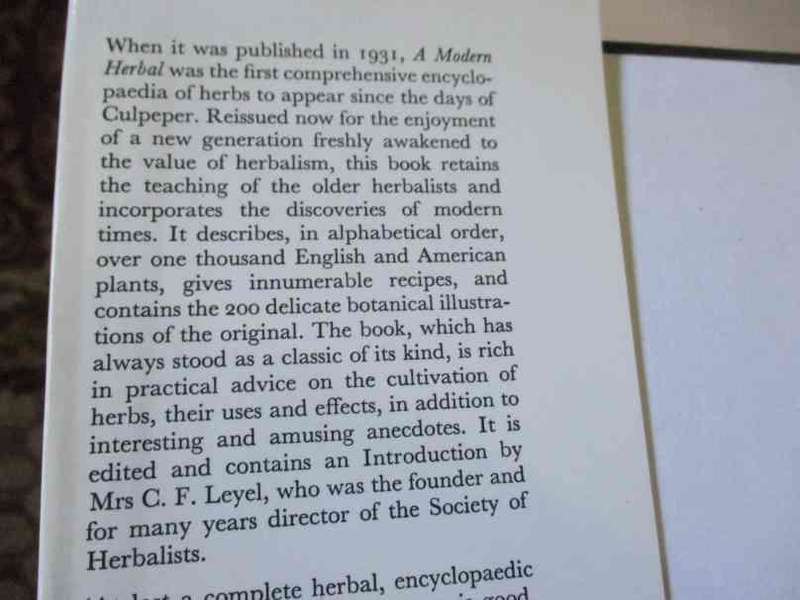 A MODERN HERBAL - MRS M GRIEWE F.R.H.S.