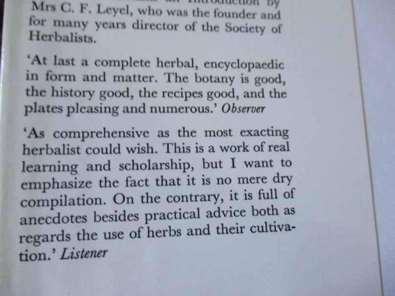 A MODERN HERBAL - MRS M GRIEWE F.R.H.S.