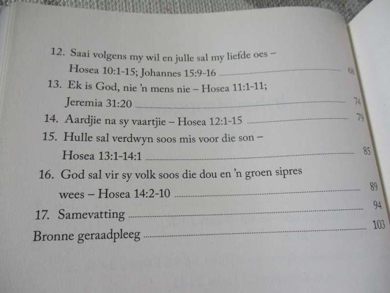 HOSEA - N' BYBELSTUDIE OOR GOD SE ONVOORWAARDELIKE LIEFDE - JOHAN SMIT