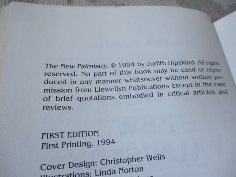THE NEW PALMISTRY - HOW TO READ THE WHOLE HAND AND KNUCKLES - JUDITH HIPSKIND