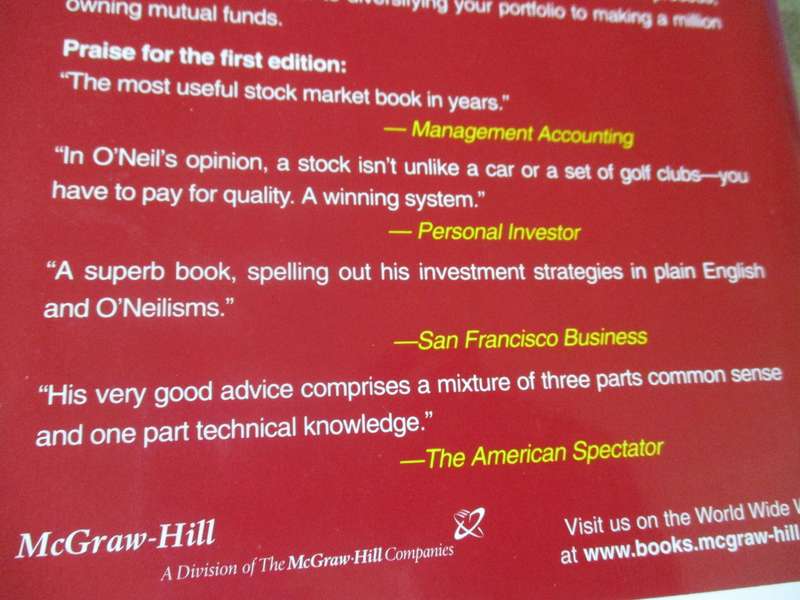 HOW TO MAKE MONEY IN STOCKS - A WINNING SYSTEM IN GOOD TIMES OR BAD - WILLIAM J O'NEIL