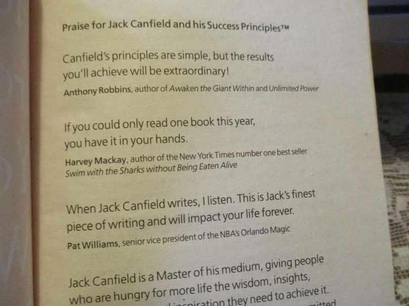 HOW TO GET FROM WHERE YOU ARE TO WHERE YOU WANT TO BE - THE 25 PRINCIPLES OF SUCCESS - JACK CANFIELD