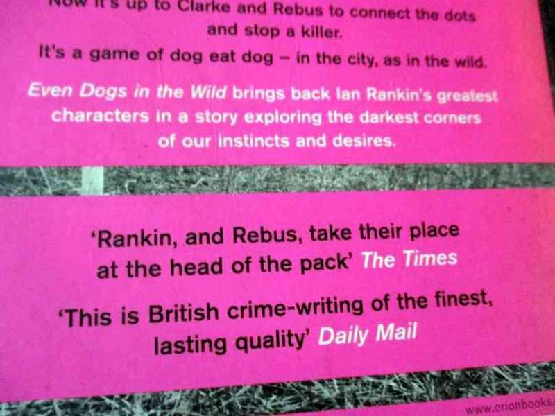 EVEN DOGS IN THE WILD - IAN RANKIN