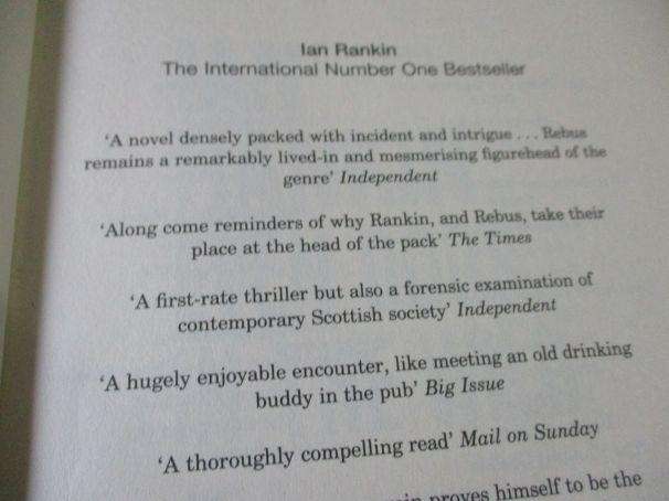 EVEN DOGS IN THE WILD - IAN RANKIN
