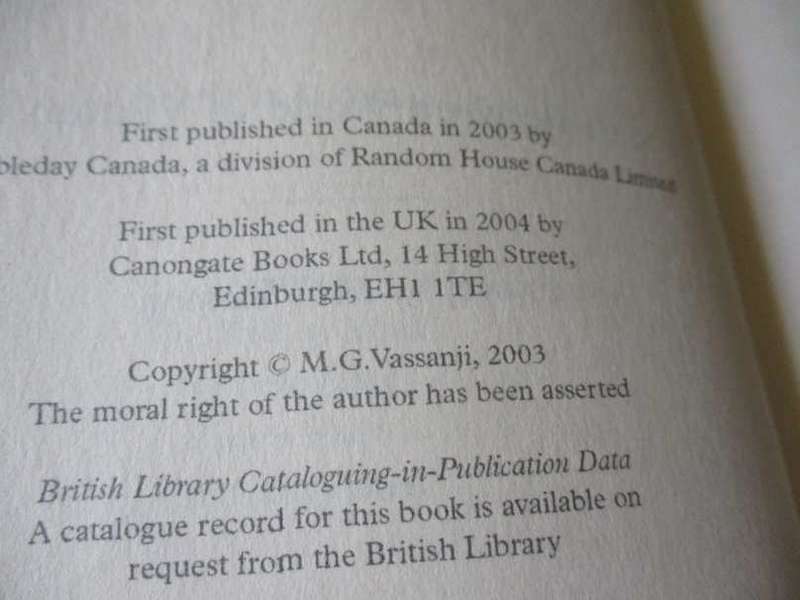 THE IN-BETWEEN WORLD OF VIKRAM LALL - M.G. VASSANJI
