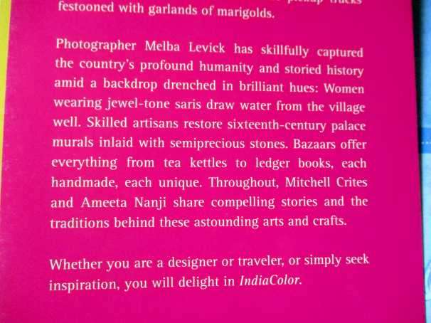 INDIACOLOR - SPIRIT, TRADITION AND STYLE - MELBA LEVICK & MITHCELL CRITES & AMEETA NANJI