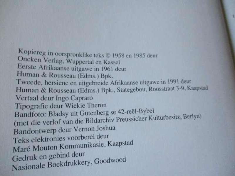 IN DIE BEGIN WAS DIE WOORD - DIE AANGRYPENDE VERHAAL VAN DIE BYBEL - G.S. WEGENER