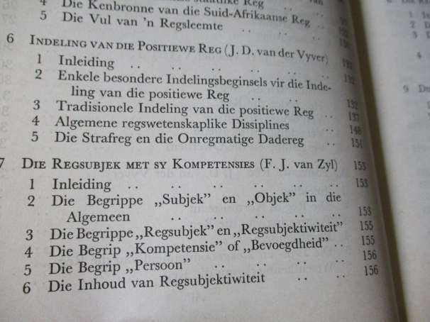 INLEIDING TOT REGSWETENSKAP - VAN DER VYVER & VAN ZYL