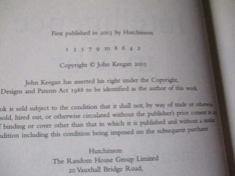 INTELLIGENCE IN WAR - KNOWLEDGE OF THE ENEMEY FROM NAPOLEON TO AL-QAEDA - JOHN KEEGAN