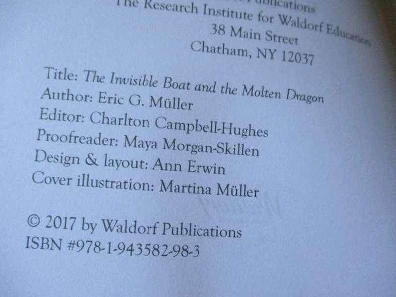 THE INVISIBLE BOAT AND THE MOLTEN DRAGON - BOOK TWO - ERIC G MULLER