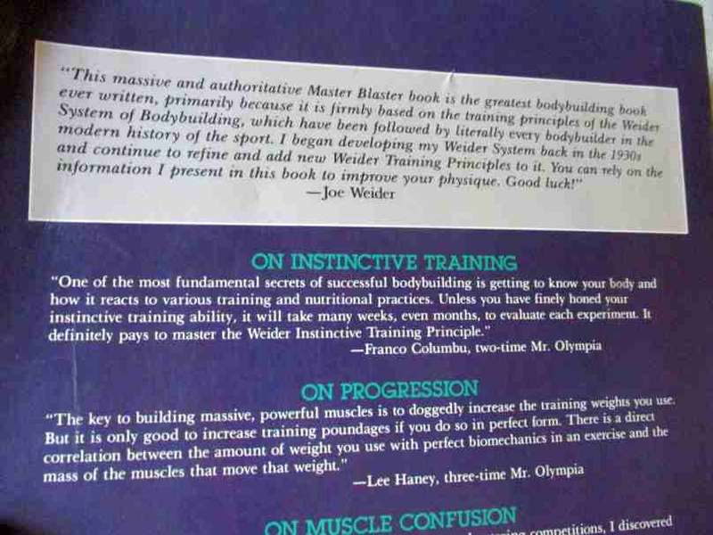 JOE WEIDER'S ULTIMATE BODYBUILDING - THE MASTER BLASTER'S PRINCIPLES OF TRAINING AND NUTRITION