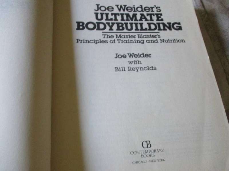 JOE WEIDER'S ULTIMATE BODYBUILDING - THE MASTER BLASTER'S PRINCIPLES OF TRAINING AND NUTRITION