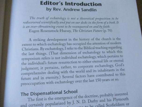 THE JOURNAL OF CHRISTIAN RECONSTRUCTION - SYMPOSIUM ON ESCHATOLOGY