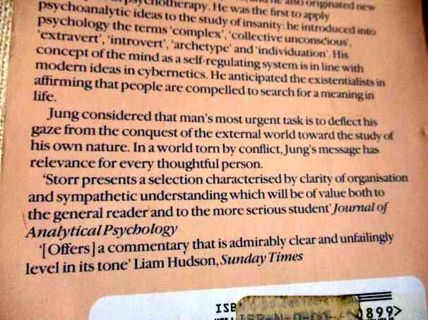 JUNG - SELECTED WRITINGS - INTRODUCED BY ANTHONY STORR