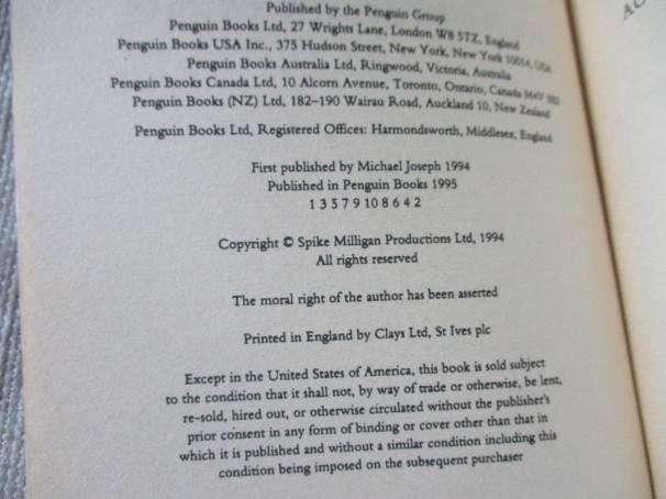 LADY CHATTERLEY'S LOVER ACCORDING TO SPIKE MILLIGAN