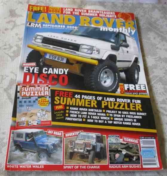 LAND ROVER MONTHLY MAGAZINE - SEPTEMBER 2006 NO 98