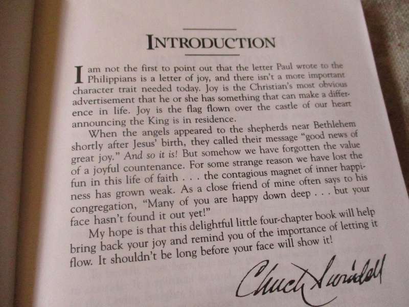 MAYBE IT'S TIME TO LAUGH AGAIN - EXPERIENCE OUTRAGEOUS JOY - CHARLES R SWINDOLL
