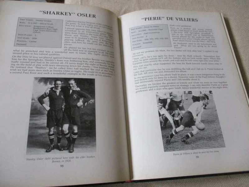 THE LEGENDS OF SPRINGBOK RUGBY 1889 - 1989  - DOC CRAVEN'S TRIBUTE ( DELUXE EDITION 312/1000 )