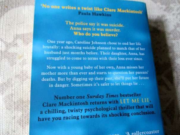 LET ME LIE - CLARE MACKINTOSH