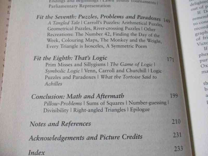 LEWIS CARROLL IN NUMBERLAND - HIS FANTASTICAL MATHEMATICAL LOGICAL LIFE - ROBIN WILSON
