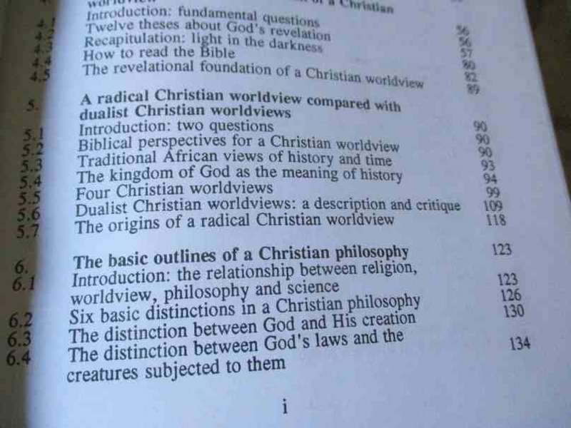 THE LIBERATING MESSAGE - A CHRISTIAN WOLDVIEW ON AFRICA - BJ VAN DER WALT