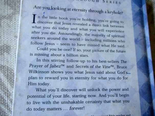 A LIFE GOD REWARDS -  WHY EVERYTHING YOU DO TODAY MATTERS FOREVER - BRUCE WILKINSON