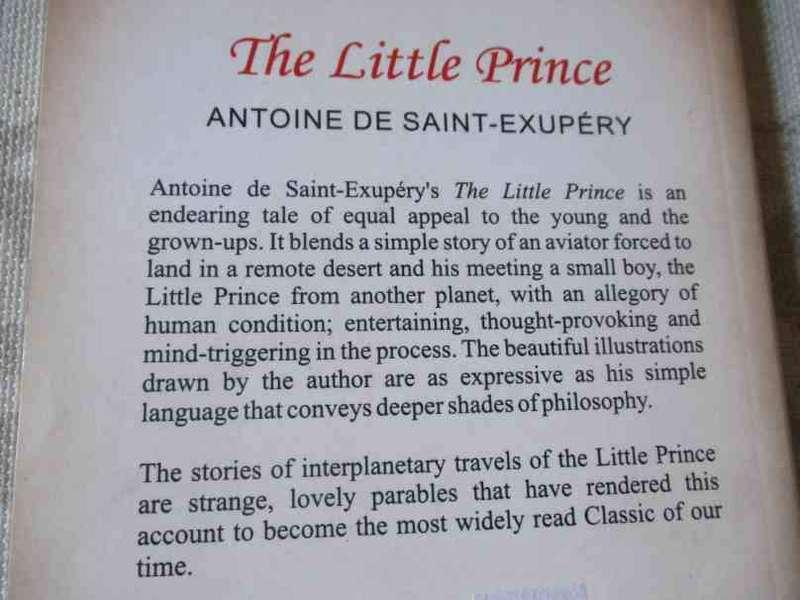THE LITTLE PRINCE - ANTOINE DE SAINT-EXUPERY