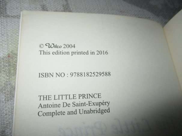 THE LITTLE PRINCE - ANTOINE DE SAINT-EXUPERY