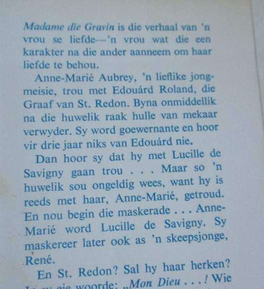 MADAME DIE GRAVIN - WILLE MARTIN