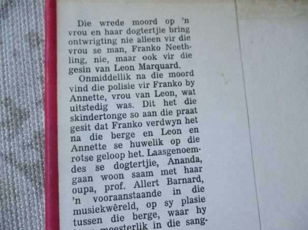MEISIE VAN DIE BERGE - SATS OOSTHUIZEN