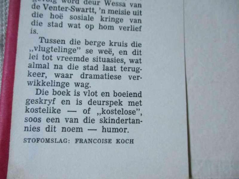 MEISIE VAN DIE BERGE - SATS OOSTHUIZEN