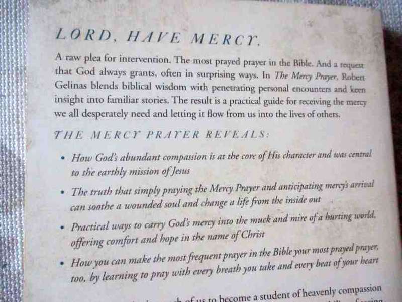 THE MERCY PRAYER - ROBERT GELINAS