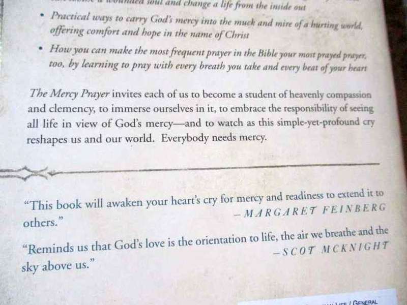 THE MERCY PRAYER - ROBERT GELINAS