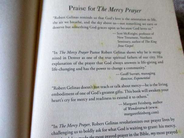 THE MERCY PRAYER - ROBERT GELINAS