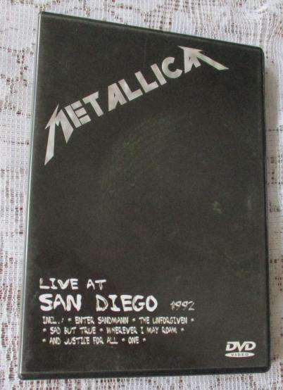 METALLICA - LIVE AT SAN DIEGO DVD