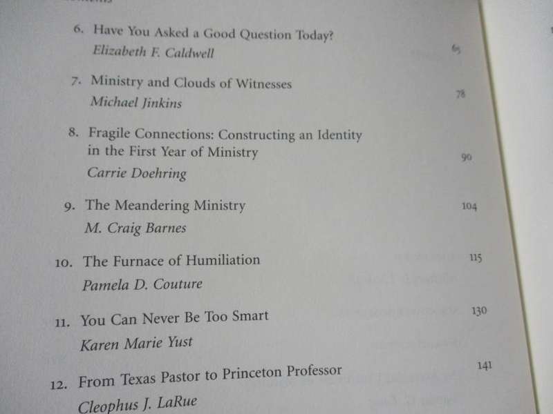 FROM MIDTERMS TO MINISTRY - PRACTICAL THEOLOGIANS ON PASTORAL BEGINNINGS - ALLAN HUGH JR.
